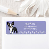 漫画ボストンテリア ラベル (インサイチュ)