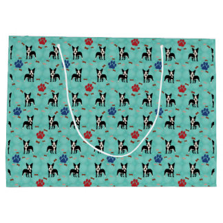 漫画ボストンテリア ラージペーパーバッグ