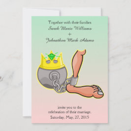 漫画ボール及びチェーン結婚式招待状 招待状