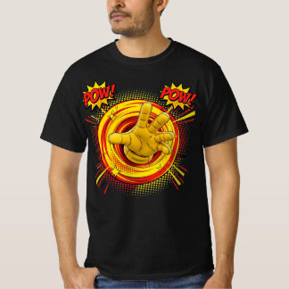 漫画ポップアート パンチ Tシャツ
