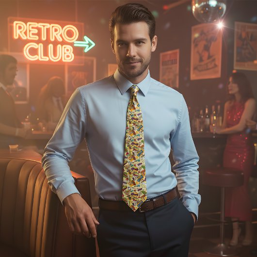 漫画ポップ・アートのアート爆破ネクタイ ネクタイ