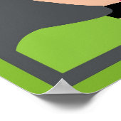 漫画ポップ・アートのアート ポスター (角)