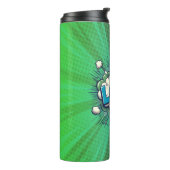 漫画ポップ・アートのアートLOL! タンブラー (回転左)