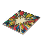 漫画ポップ・アートのスタイルアート爆発(2) タイル (側面)