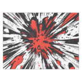 漫画ポップ・アートのスタイルアート爆発(7) テーブルクロス (正面(横))