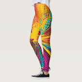 漫画ポップ・アートのスタイルアート爆発(9) レギンス (左)