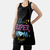 漫画ポップ・アートのブックアートスーパーヒーロー母の日 エプロン (インサイチュ)