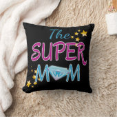 漫画ポップ・アートのブックアートスーパーヒーロー母の日 クッション (ブランケット)
