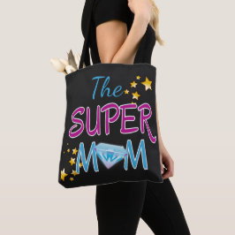 漫画ポップ・アートのブックアートスーパーヒーロー母の日 トートバッグ