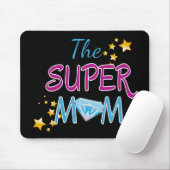 漫画ポップ・アートのブックアートスーパーヒーロー母の日 マウスパッド (マウス)
