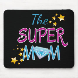 漫画ポップ・アートのブックアートスーパーヒーロー母の日 マウスパッド