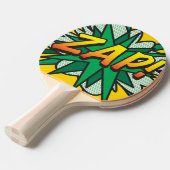 漫画ポップ・アートのブックアーモダントZAPモダンおもしろい 卓球ラケット (正面アングル)