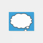 漫画ポップ・アートのブックア考えートバブル ポストイット (正面)