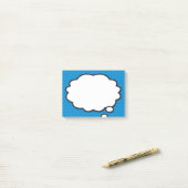 漫画ポップ・アートのブックア考えートバブル ポストイット (デスク上)