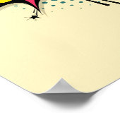 漫画ポップ・アートの芸術 ポスター (角)