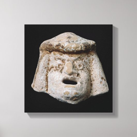 漫画マスク キャンバスプリント (正面)