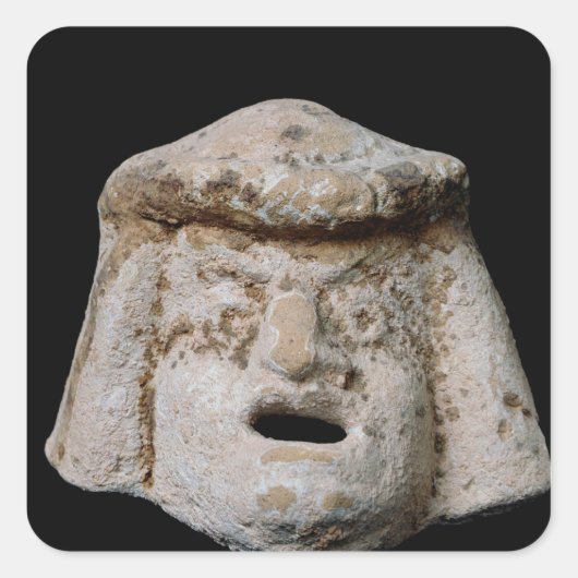 漫画マスク スクエアシール (正面)