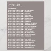 漫画マッサージ、マッサージセラピー、マッサージパーラー チラシ (裏面)