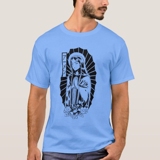 漫画マリーアニメ日本語友達 Tシャツ (正面)