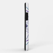 漫画マンダラの花の白と紫 Case-Mate iPhoneケース (裏面/右)