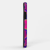 漫画マンダラフラワーイエローピンクとブルー Case-Mate iPhoneケース (裏面/右)