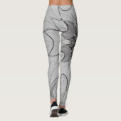 漫画マンダラフラワーグレー レギンス (裏面)