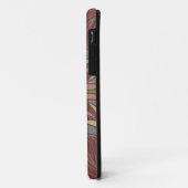 漫画マンダラフラワーピンクと黄色 Case-Mate iPhoneケース (裏面/左)
