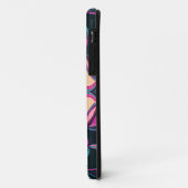 漫画マンダラフラワーピンク黄色と黒 Case-Mate iPhoneケース (裏面/左)