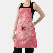 漫画マンダラフラワーピンク エプロン (インサイチュ)