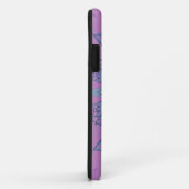 漫画マンダラフラワー紫と青 Case-Mate iPhoneケース (裏面/右)