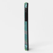 漫画マンダラフラワー緑と青 Case-Mate iPhoneケース (裏面/左)