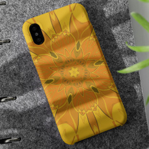 漫画マンダラフラワー黄色 iPhone 11 ケース