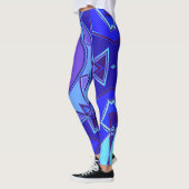 漫画マンダラブルーと紫 レギンス (左)