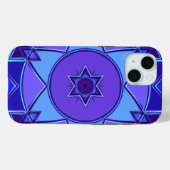 漫画マンダラブルーと紫 Case-Mate iPhoneケース (裏面 (横))