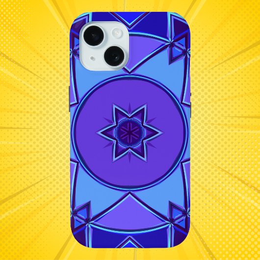 漫画マンダラブルーと紫 Case-Mate iPhoneケース