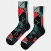 漫画マンダラブルーレッドとブラック ソックス (左)