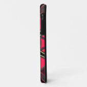 漫画マンダラレッドとグリーン Case-Mate iPhoneケース (裏面/左)
