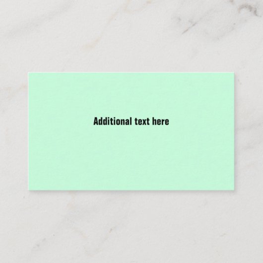 漫画メイドハウスクリーニングの名刺 名刺 (裏面)