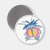 漫画メリークリスマスキウイマグネット マグネット (正面/裏面)