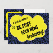 漫画モダン卒業日発表保存 ポストカード (正面/裏面)