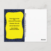 漫画モダン卒業日発表保存 ポストカード (裏面)