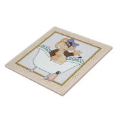 漫画モンキーバスルームおもしろいタイル タイル (側面)