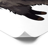 漫画ヤギイラストレーション ポスター (角)