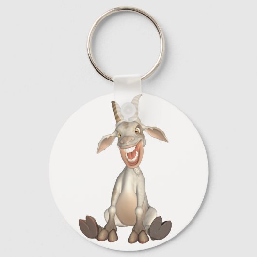 漫画ヤギ キーホルダー (正面)