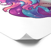 漫画ユニコーンイラストレーション ポスター (角)