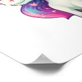 漫画ユニコーンイラストレーション ポスター (角)