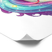 漫画ユニコーンイラストレーション ポスター (角)