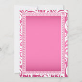 漫画ユニコーン誕生日 招待状 (裏面)