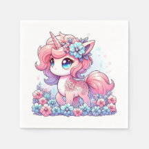 漫画ユニコーン赤ちゃんシャワー