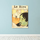 漫画ユーモアのある キャンバスプリント (インサイチュ (ウッドフロア))